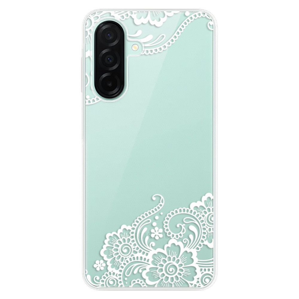 Odolné silikónové puzdro iSaprio - White Lace 02 - Samsung Galaxy A26
