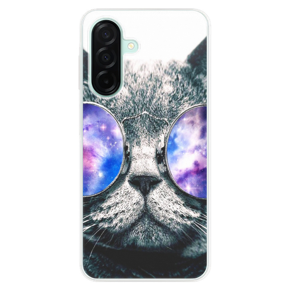 Odolné silikónové puzdro iSaprio - Galaxy Cat - Samsung Galaxy A26