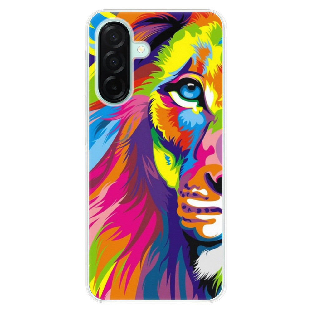 Odolné silikónové puzdro iSaprio - Rainbow Lion - Samsung Galaxy A26