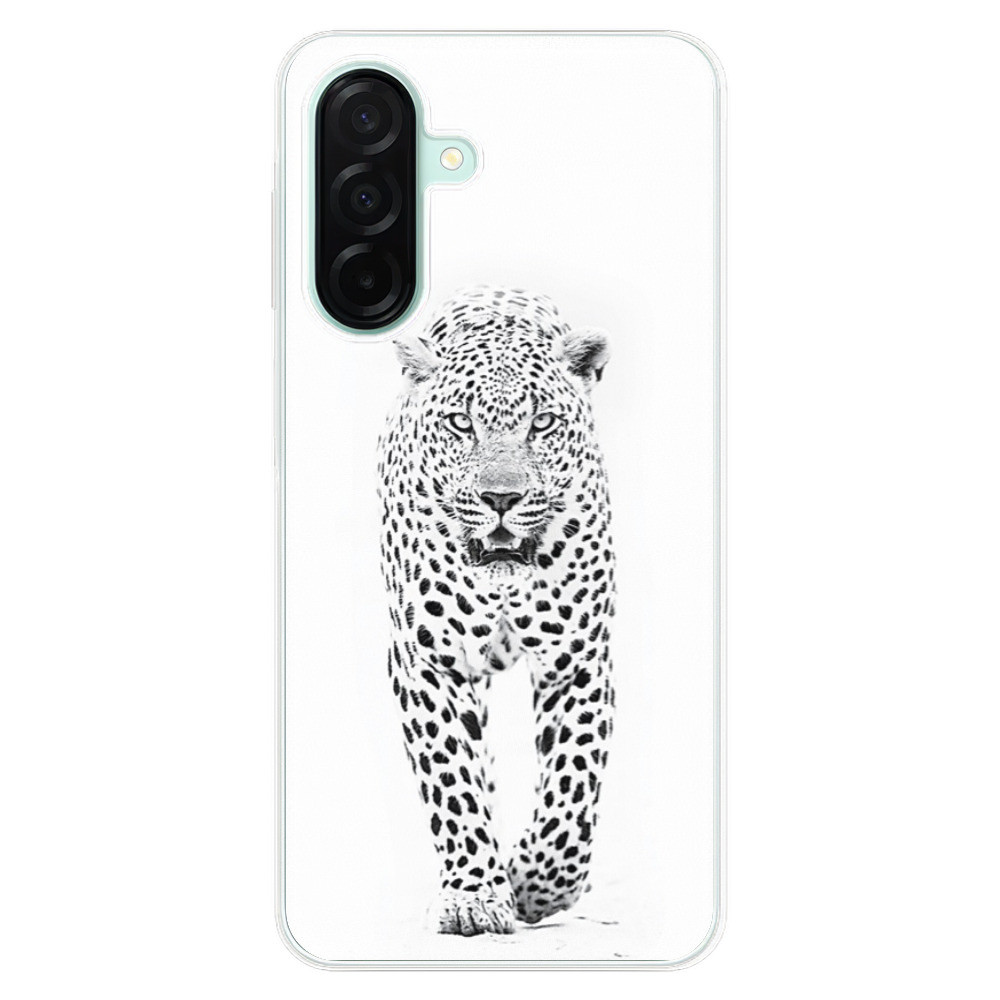 Odolné silikónové puzdro iSaprio - White Jaguar - Samsung Galaxy A26