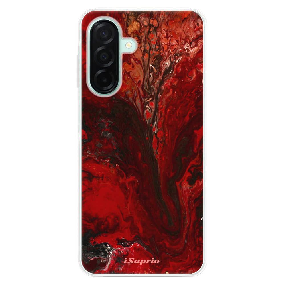 Odolné silikónové puzdro iSaprio - RedMarble 17 - Samsung Galaxy A26
