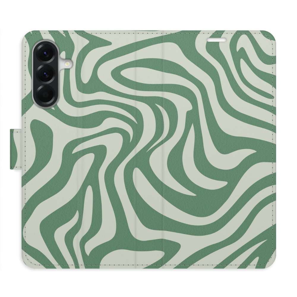 Flipové puzdro iSaprio - Zebra Green 02 - Samsung Galaxy A26