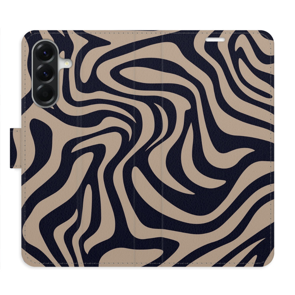 Flipové puzdro iSaprio - Zebra Black 02 - Samsung Galaxy A26