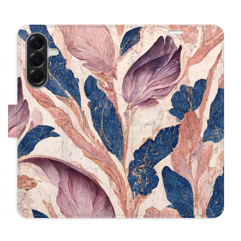 Flipové puzdro iSaprio - Old Leaves 02 - Samsung Galaxy A26