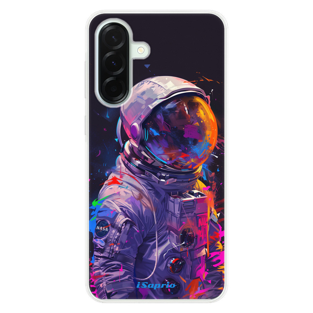 Odolné silikónové puzdro iSaprio - Neon Astronaut - Samsung Galaxy A36