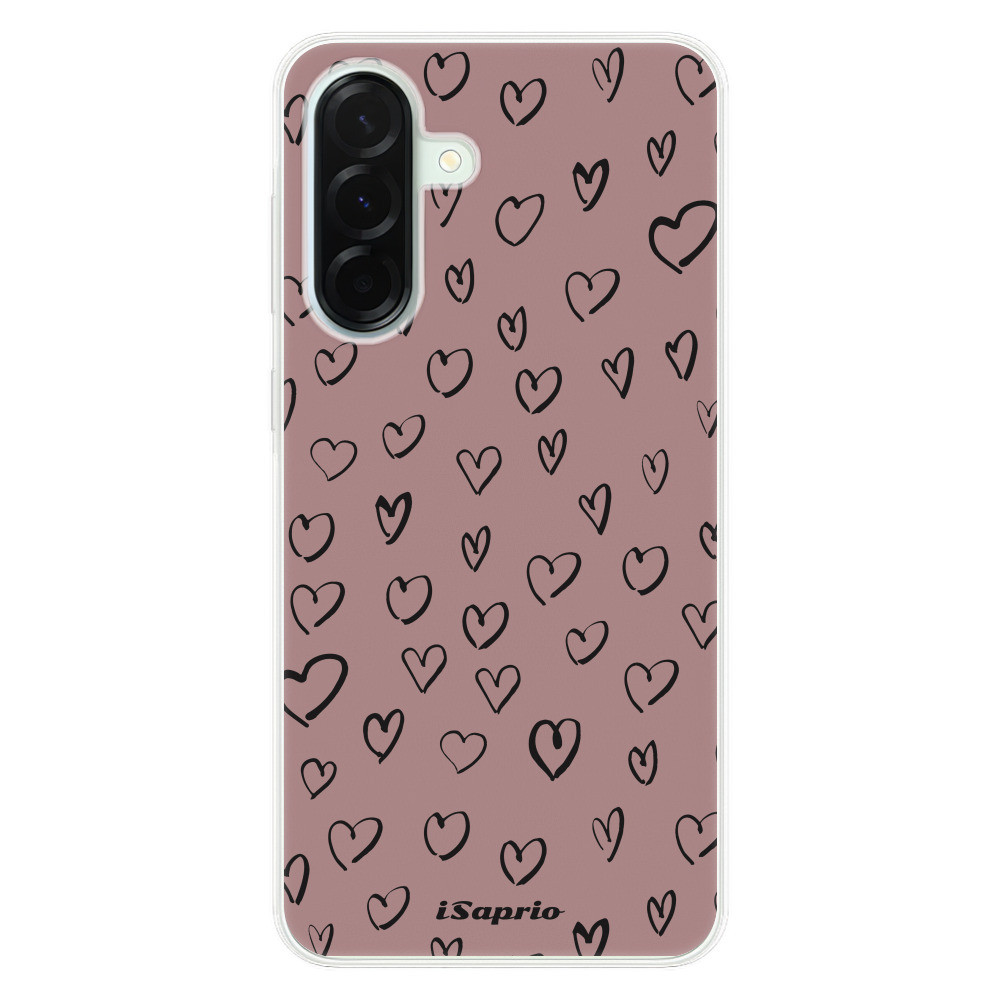 Odolné silikónové puzdro iSaprio - Heart Dark - Samsung Galaxy A36