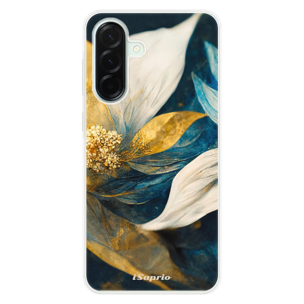 Odolné silikónové puzdro iSaprio - Gold Petals - Samsung Galaxy A36