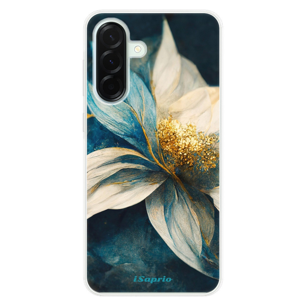 Odolné silikónové puzdro iSaprio - Blue Petals - Samsung Galaxy A36