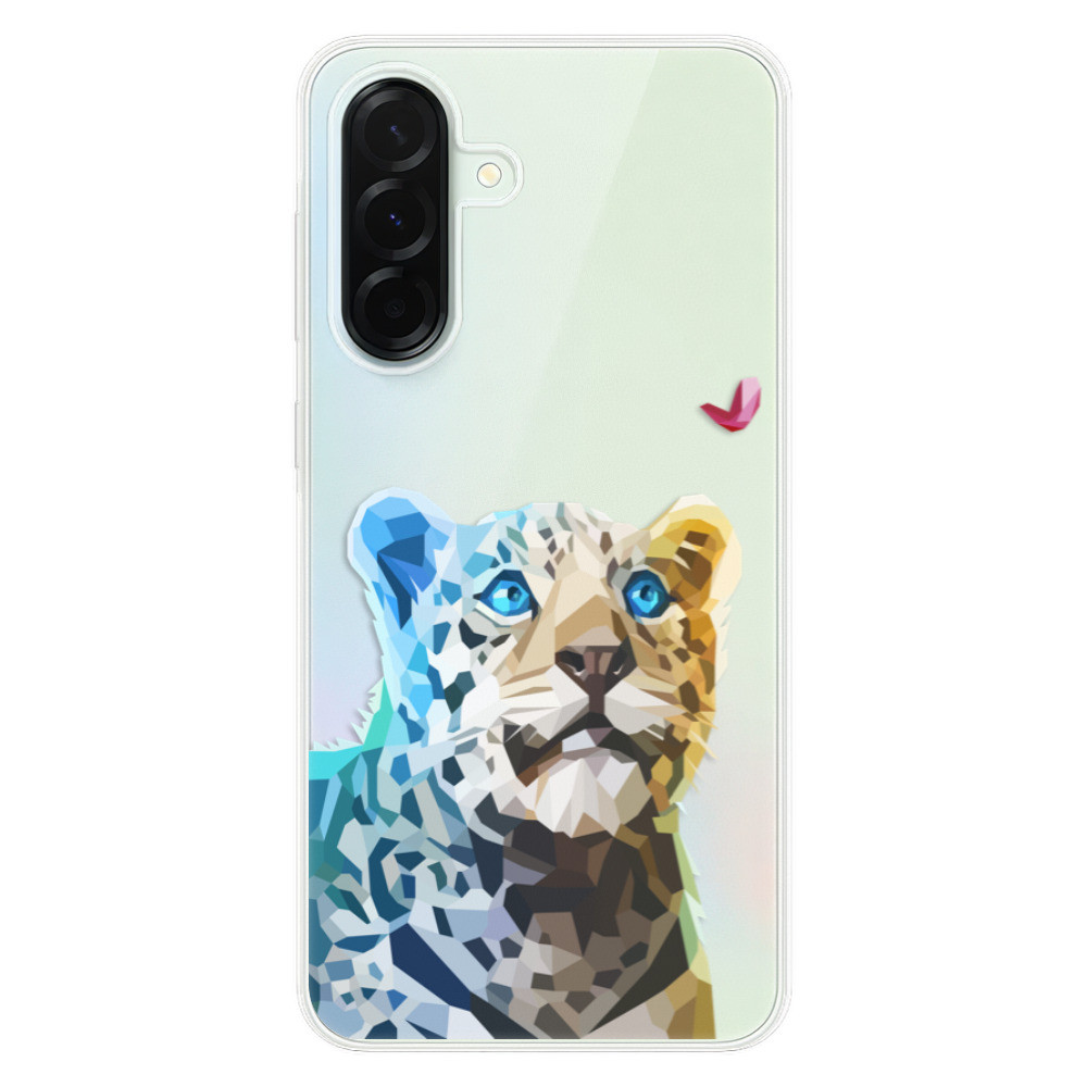 Odolné silikónové puzdro iSaprio - Leopard With Butterfly - Samsung Galaxy A36