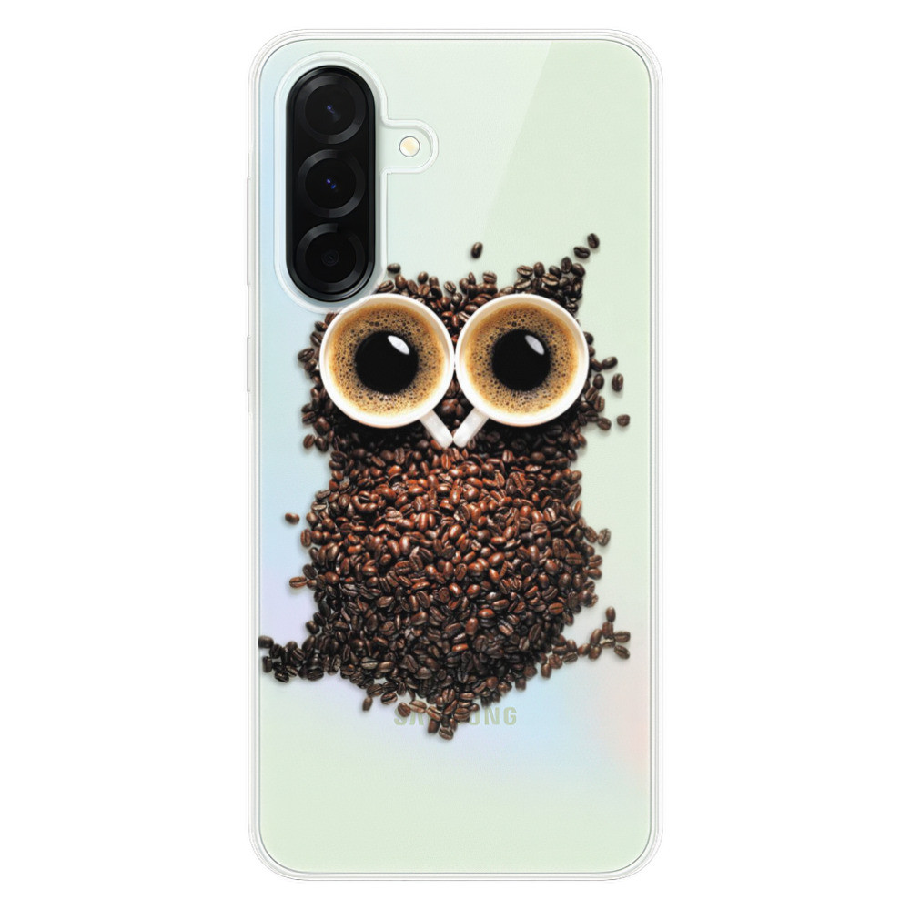 Odolné silikónové puzdro iSaprio - Owl And Coffee - Samsung Galaxy A36
