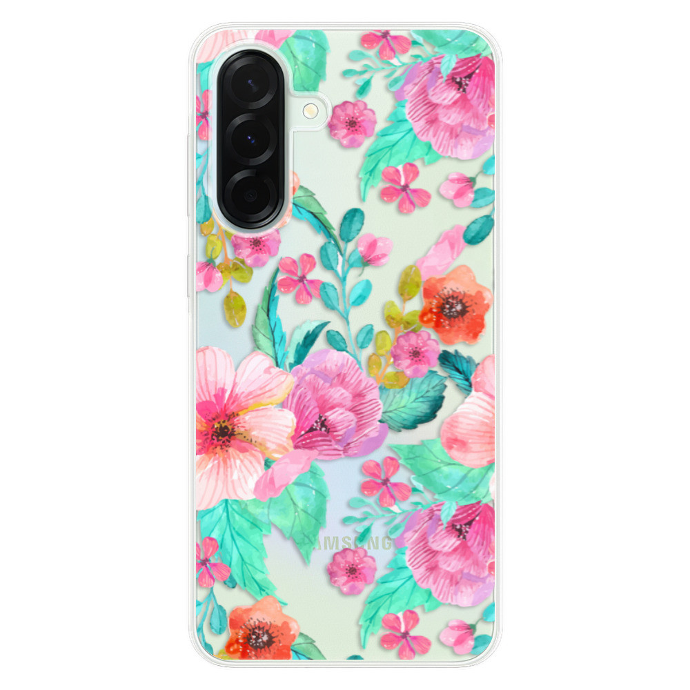 Odolné silikónové puzdro iSaprio - Flower Pattern 01 - Samsung Galaxy A36