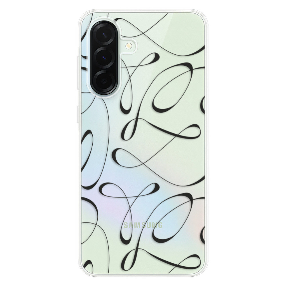 Odolné silikónové puzdro iSaprio - Fancy - black - Samsung Galaxy A36