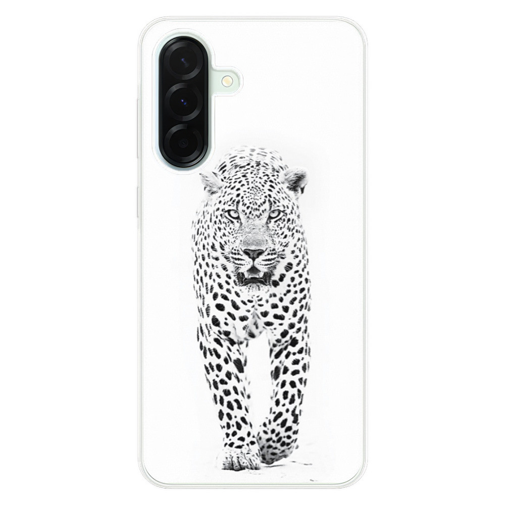 Odolné silikónové puzdro iSaprio - White Jaguar - Samsung Galaxy A36