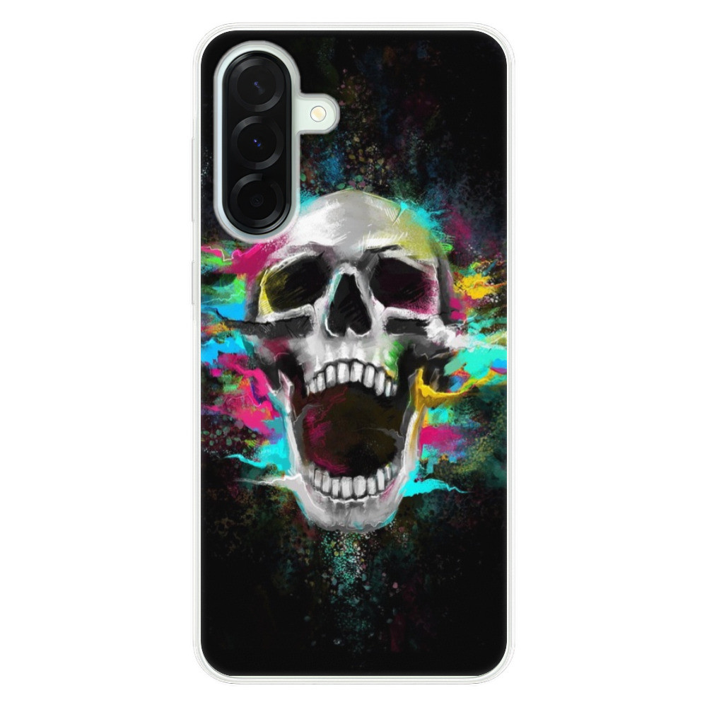 Odolné silikónové puzdro iSaprio - Skull in Colors - Samsung Galaxy A36