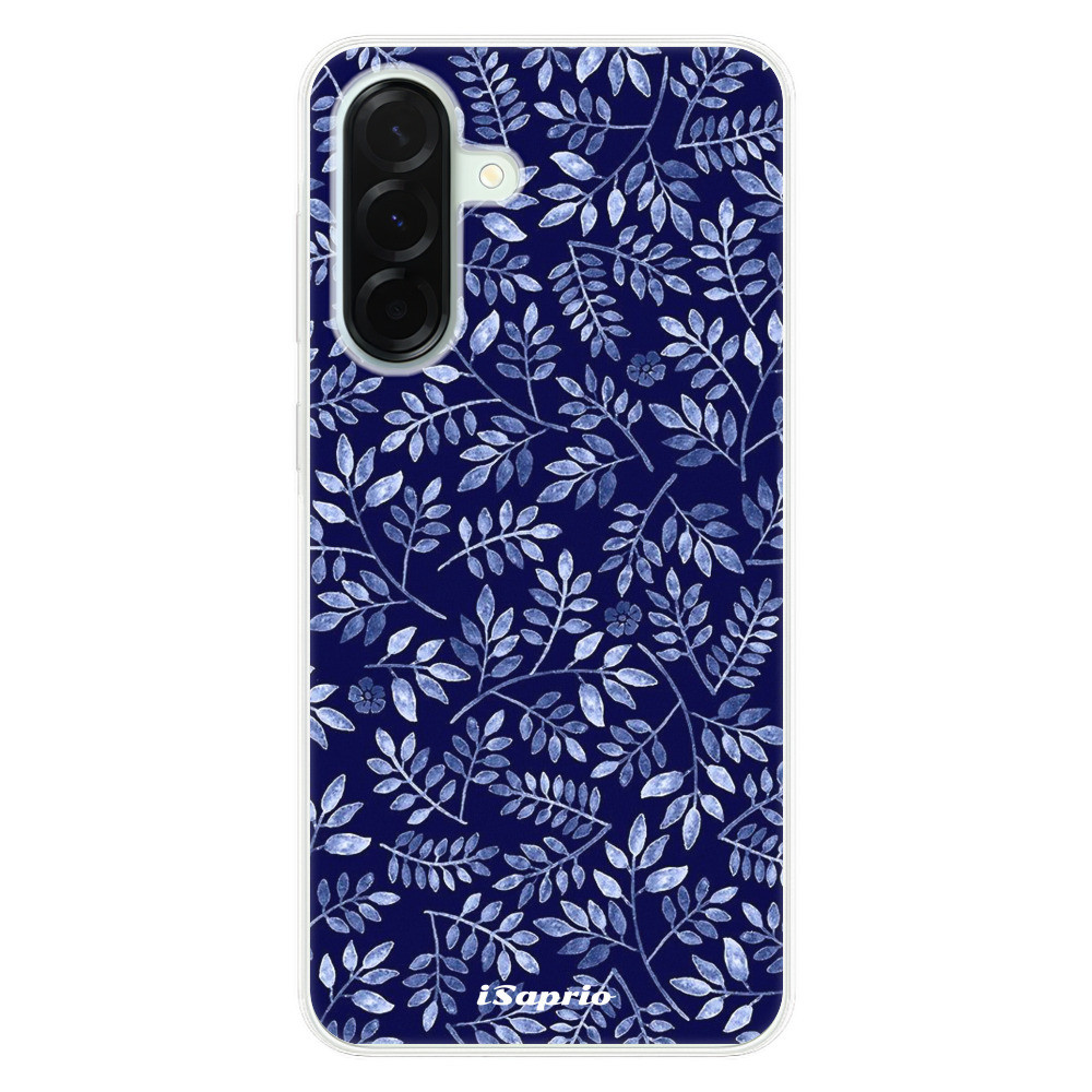 Odolné silikónové puzdro iSaprio - Blue Leaves 05 - Samsung Galaxy A36