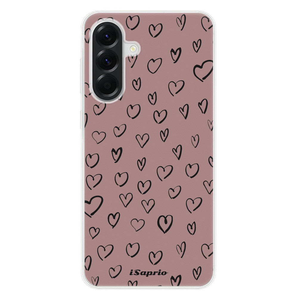 Odolné silikónové puzdro iSaprio - Heart Dark - Samsung Galaxy A56