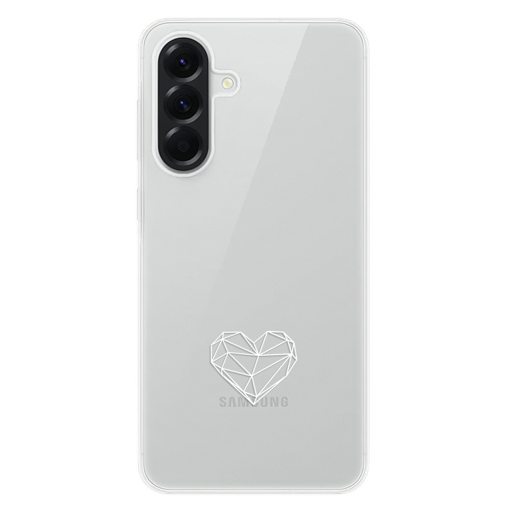 Odolné silikónové puzdro iSaprio - čiré - Digital Love - Samsung Galaxy A56