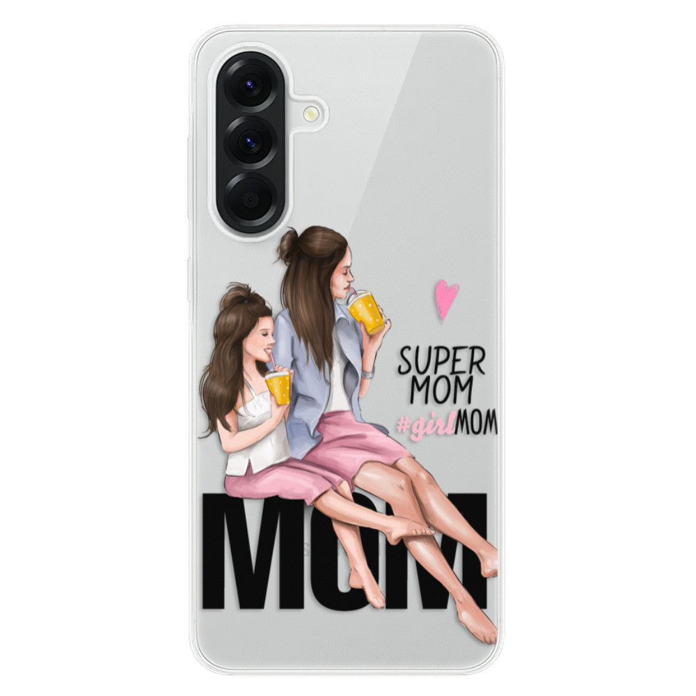 Odolné silikónové puzdro iSaprio - Milk Shake - Brunette - Samsung Galaxy A56