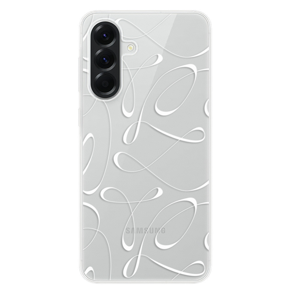 Odolné silikónové puzdro iSaprio - Fancy - white - Samsung Galaxy A56