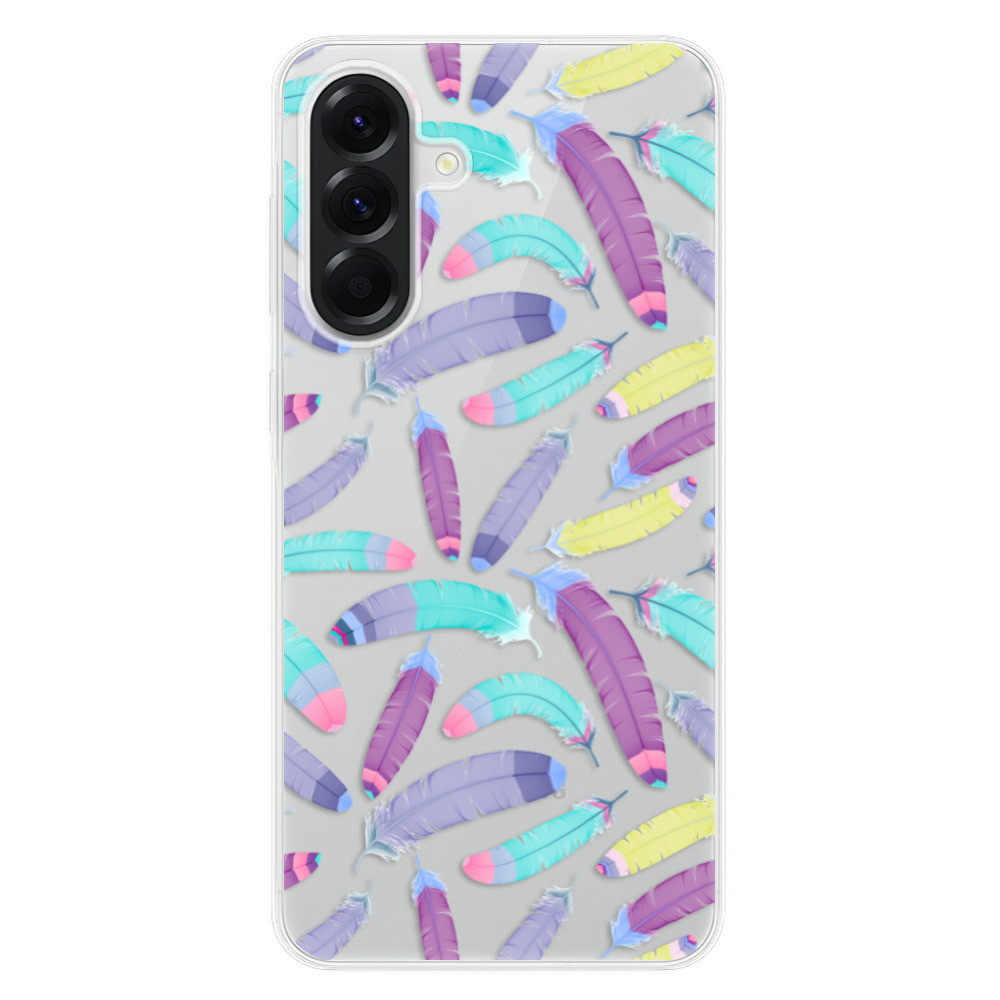 Odolné silikónové puzdro iSaprio - Feather Pattern 01 - Samsung Galaxy A56
