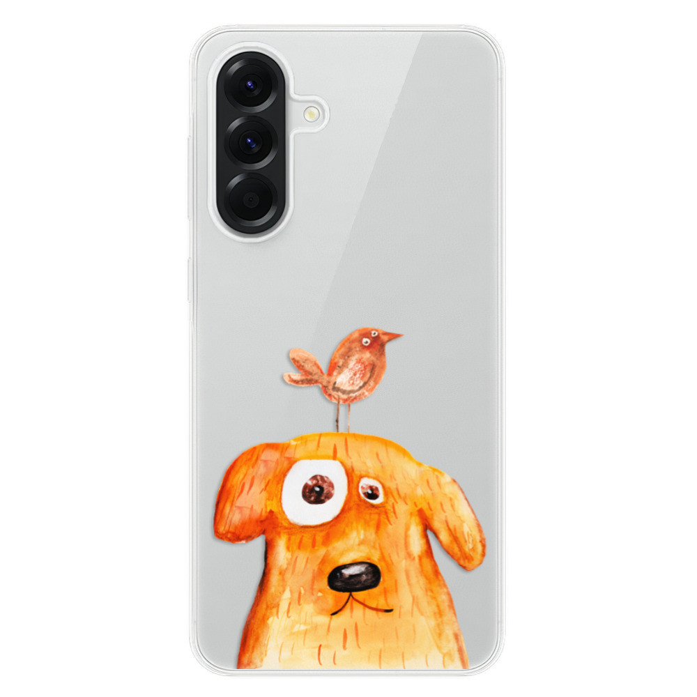 Odolné silikónové puzdro iSaprio - Dog And Bird - Samsung Galaxy A56