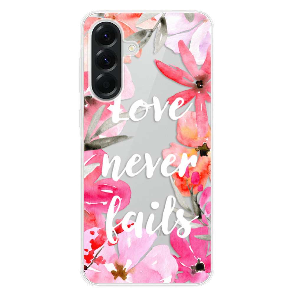 Odolné silikónové puzdro iSaprio - Love Never Fails - Samsung Galaxy A56