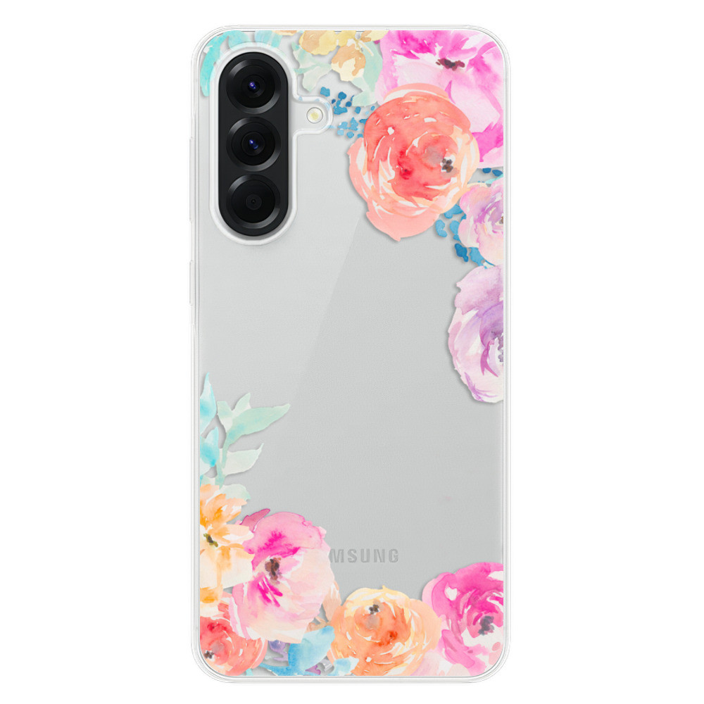 Odolné silikónové puzdro iSaprio - Flower Brush - Samsung Galaxy A56