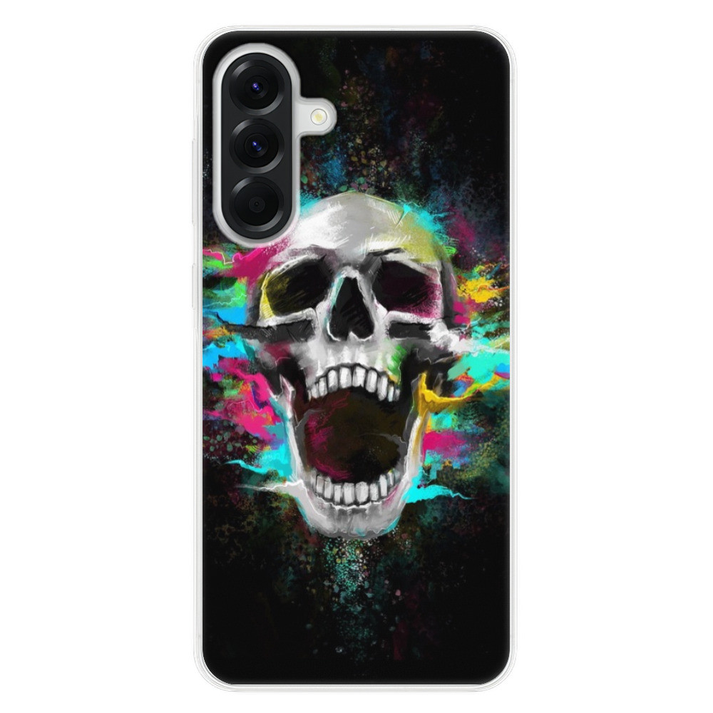 Odolné silikónové puzdro iSaprio - Skull in Colors - Samsung Galaxy A56