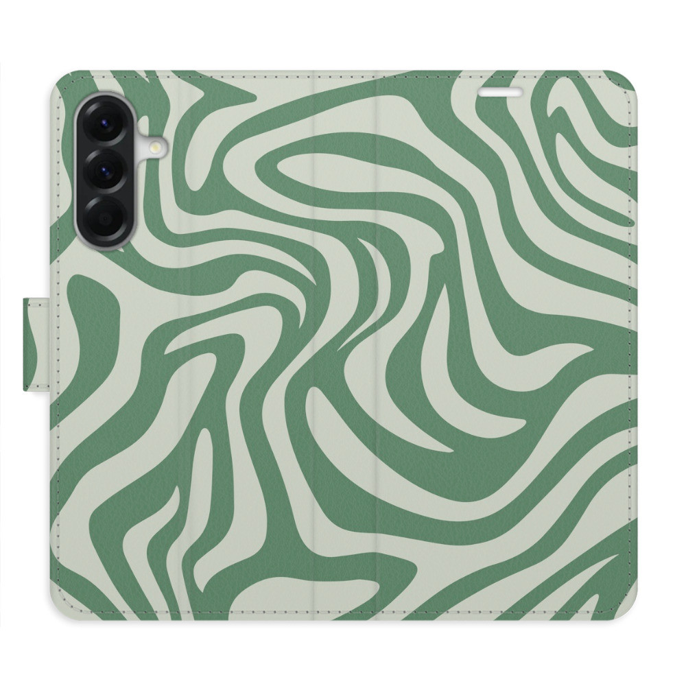 Flipové puzdro iSaprio - Zebra Green 02 - Samsung Galaxy A36