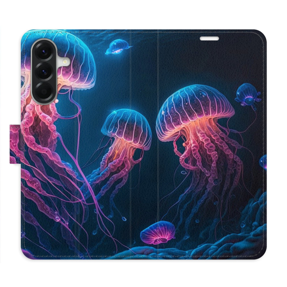 Flipové puzdro iSaprio - Jellyfish - Samsung Galaxy A36