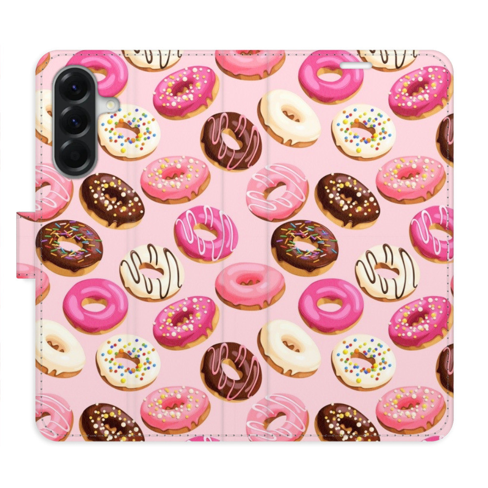 Flipové puzdro iSaprio - Donuts Pattern 03 - Samsung Galaxy A36