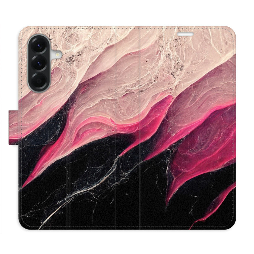 Flipové puzdro iSaprio - BlackPink Marble - Samsung Galaxy A36