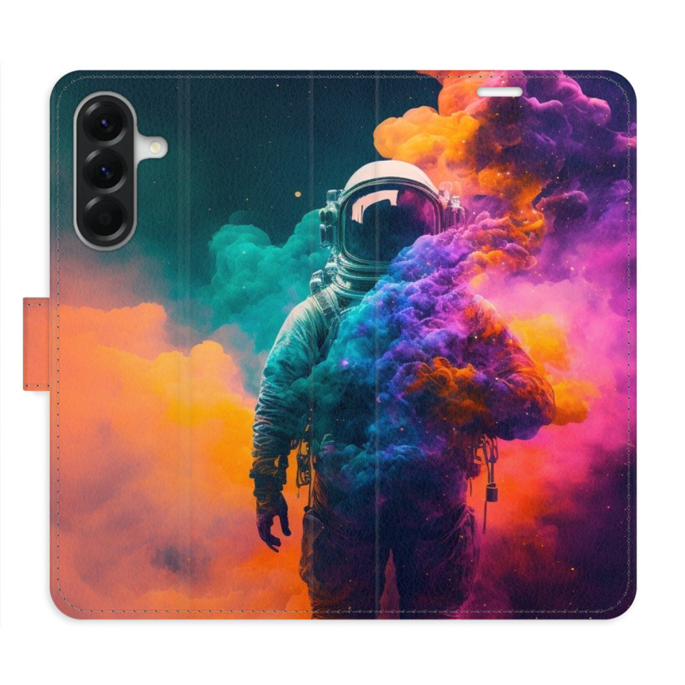 Flipové puzdro iSaprio - Astronaut in Colours 02 - Samsung Galaxy A36