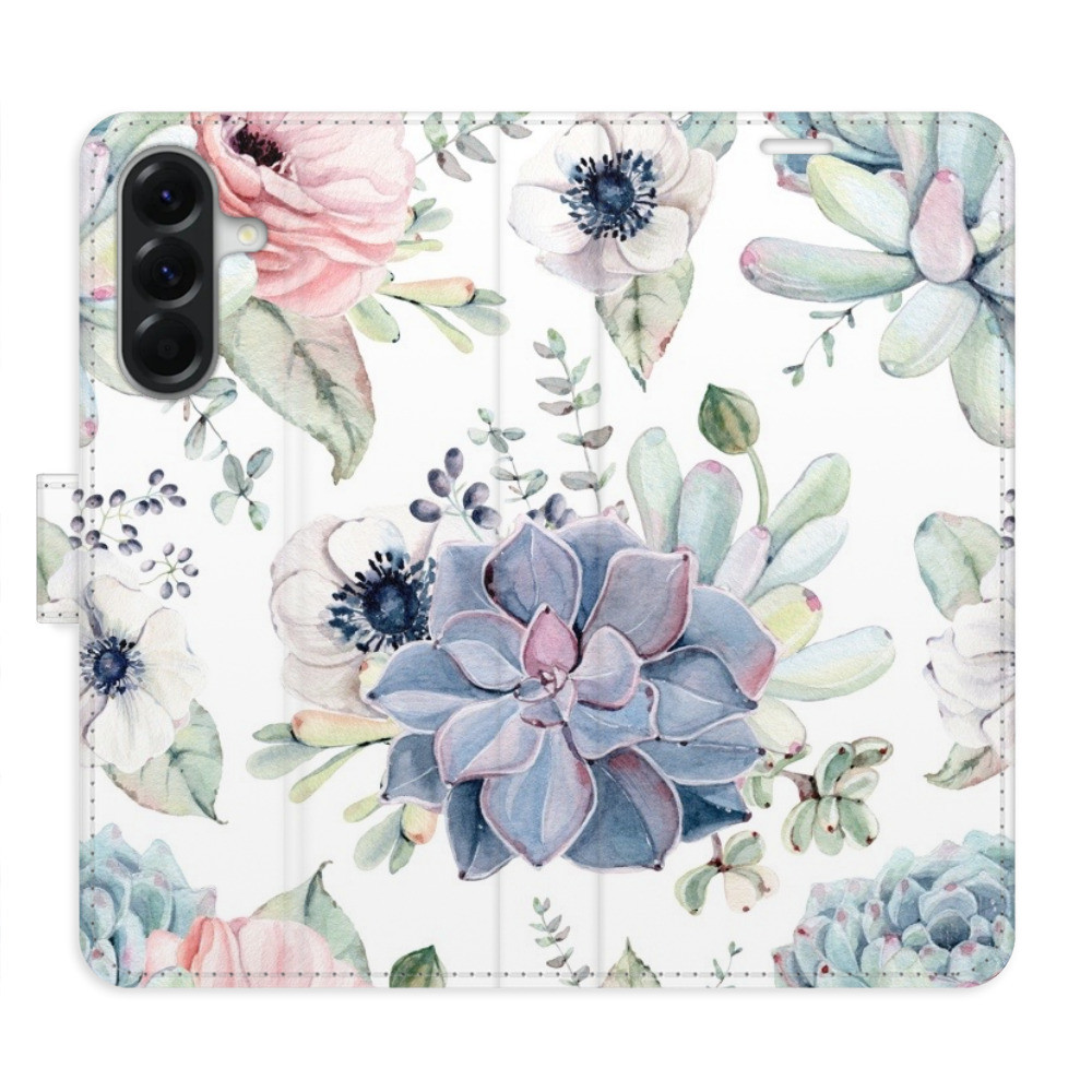 Flipové puzdro iSaprio - Succulents - Samsung Galaxy A56