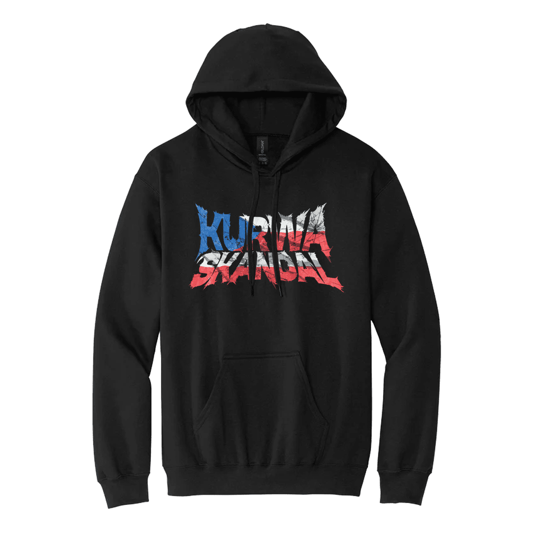 Erne100 mikina Kurwa skandal (basic) Čierna S