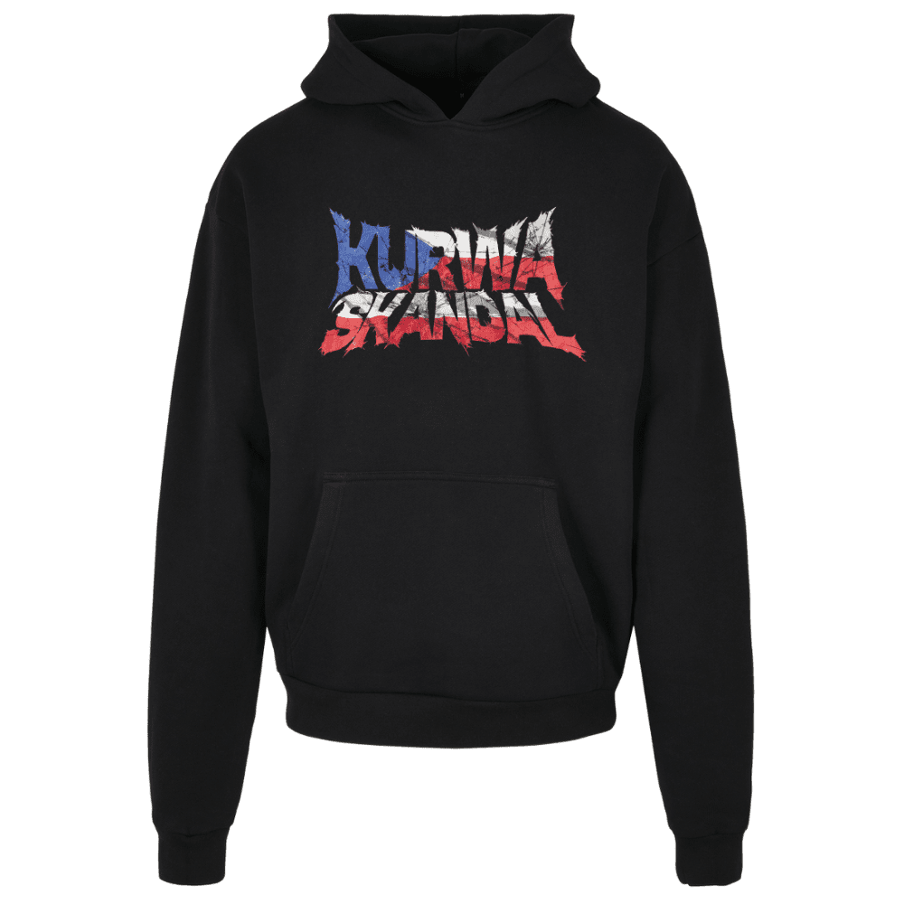 Erne100 mikina Kurwa skandal (premium) Čierna S