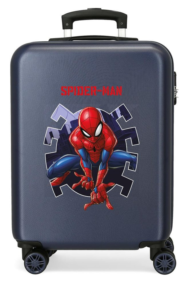 Marvel Detský kabínový kufor Spiderman attack - 55 cm - modrý - 35 L