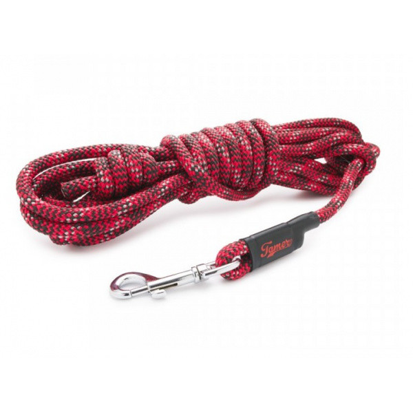 Vodítko Tamer lanové stopovacie 15m červené