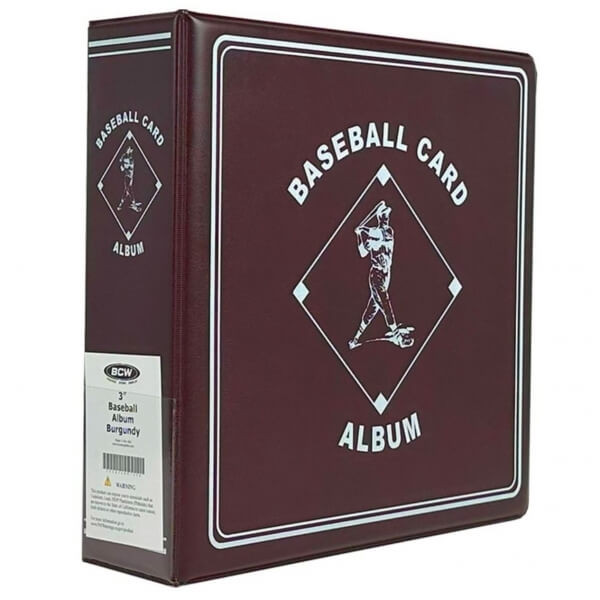 BCW Krúžkový album BCW Baseball - Burgundy
