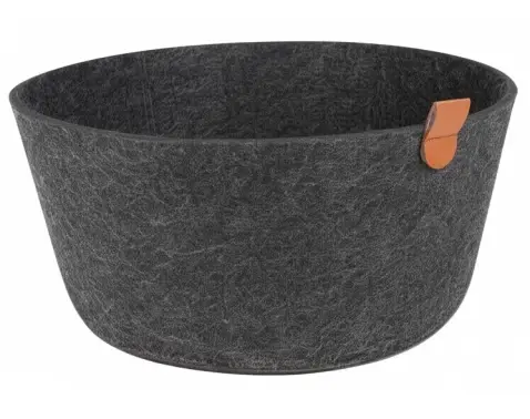 Úložný košík LifeStyle 24 cm, tmavo šedý%