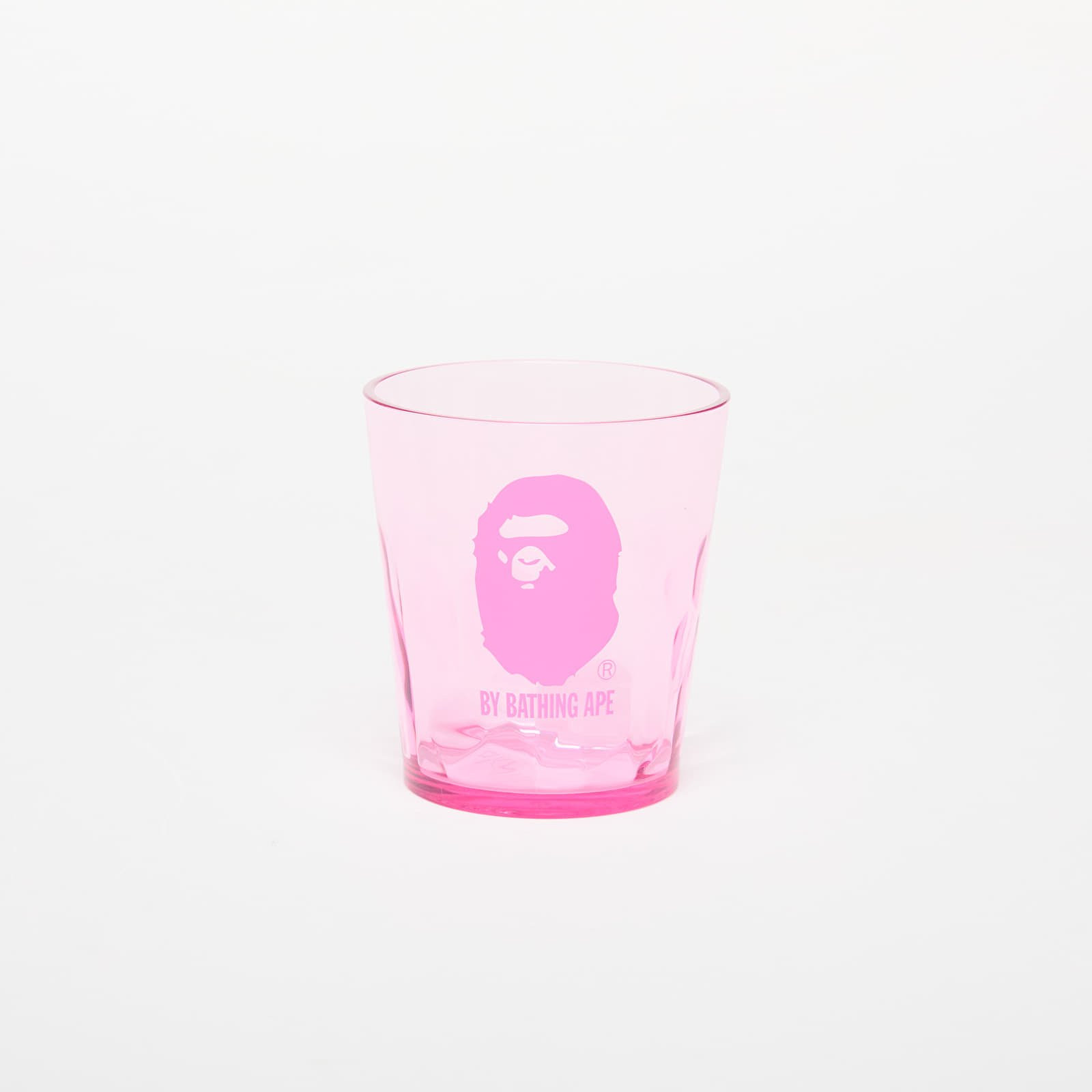 A BATHING APE Bape X Plakira - Ape Head Glass Pink Universal