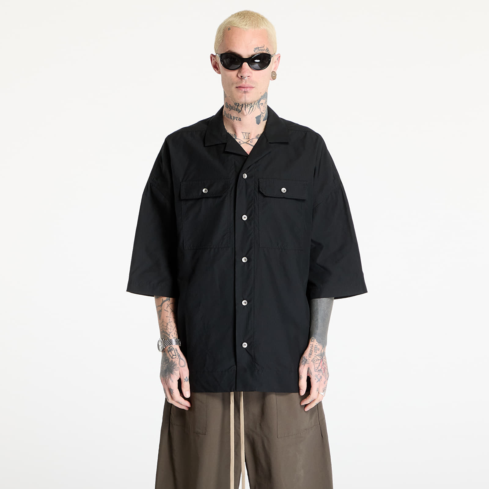 Košeľa Rick Owens DRKSHDW Magnum Tommy Shirt Black XS