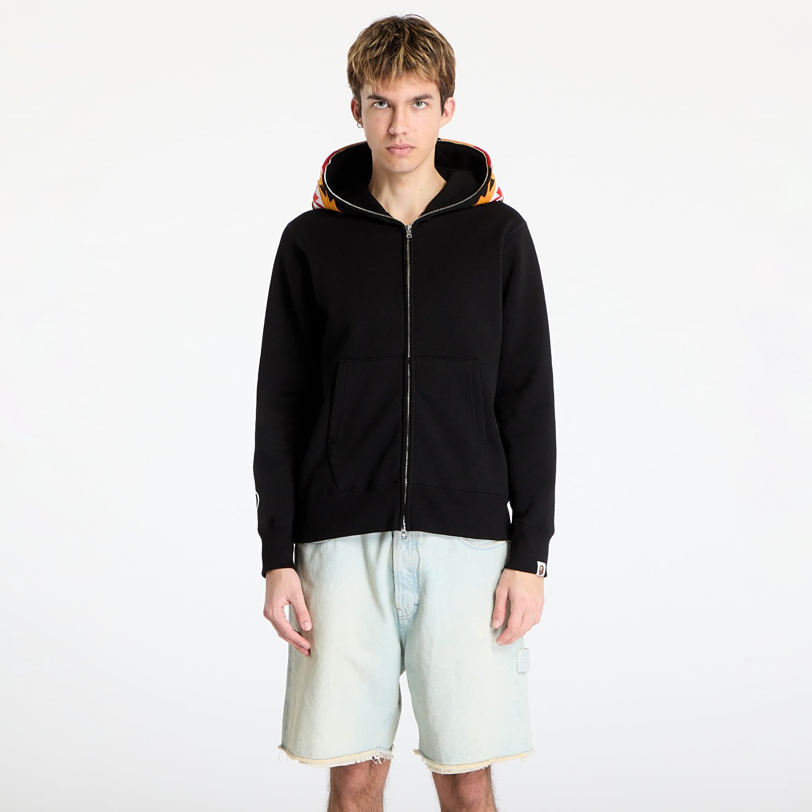 Mikina A BATHING APE Tiger Full Zip Hoodie UNISEX Black L