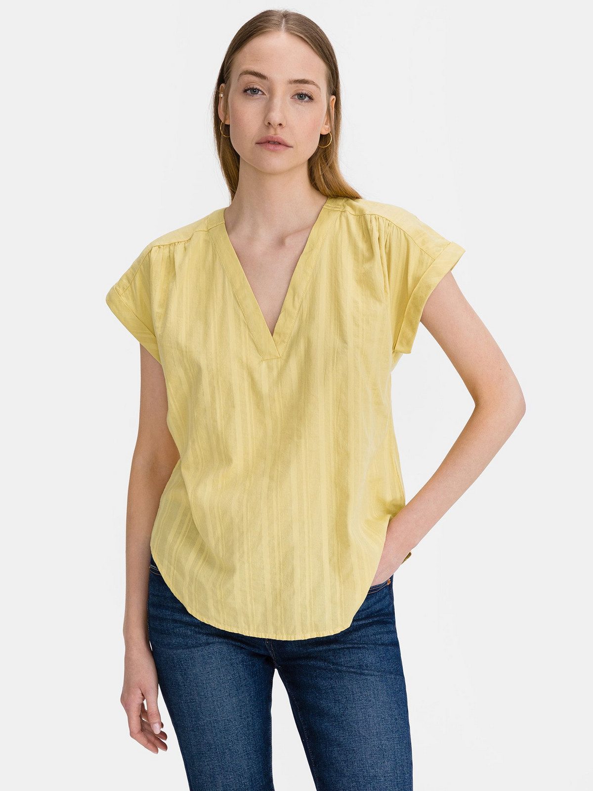 GAP Top print v-neck - Women's