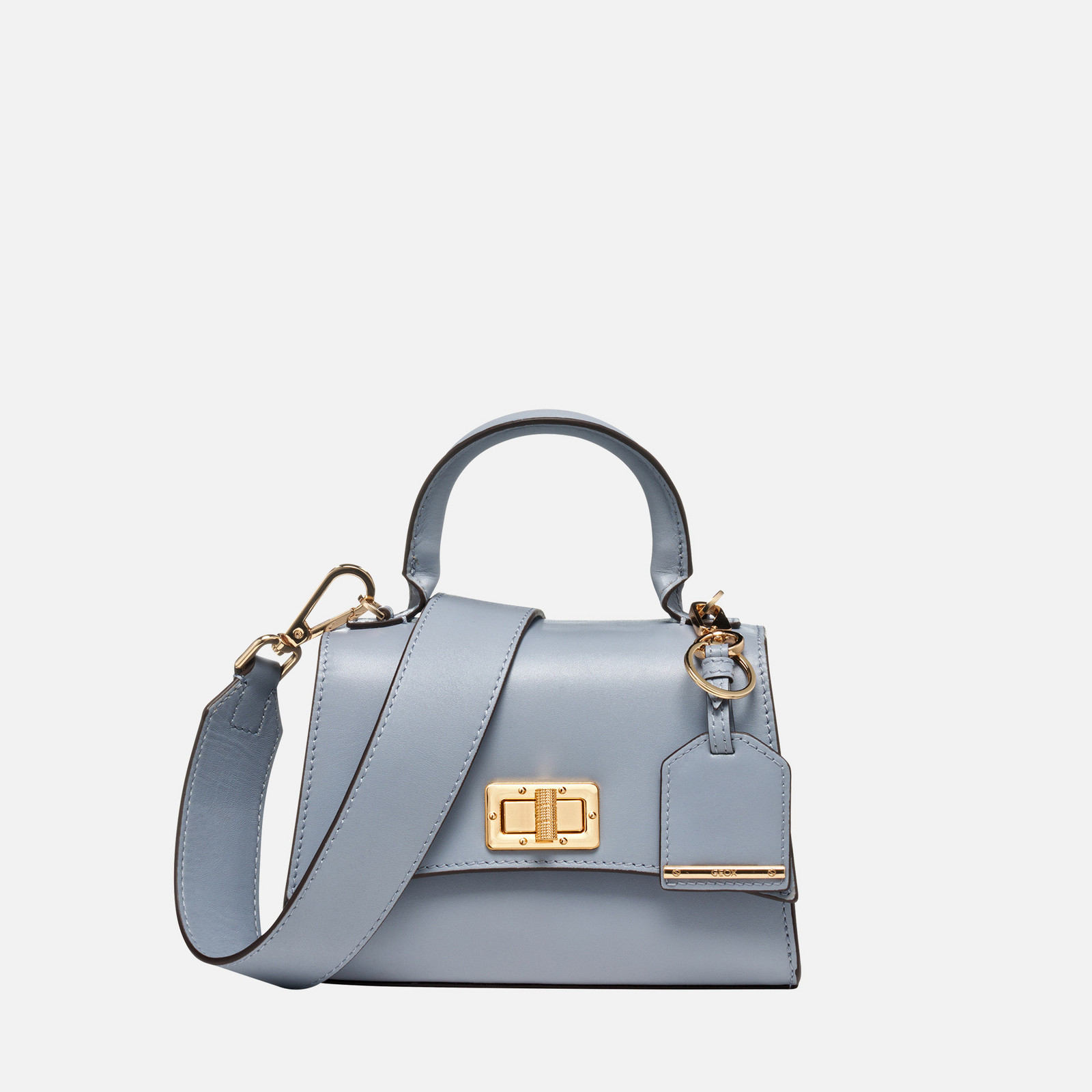 Light blue women's handbag Geox Ciclaminia - Women's