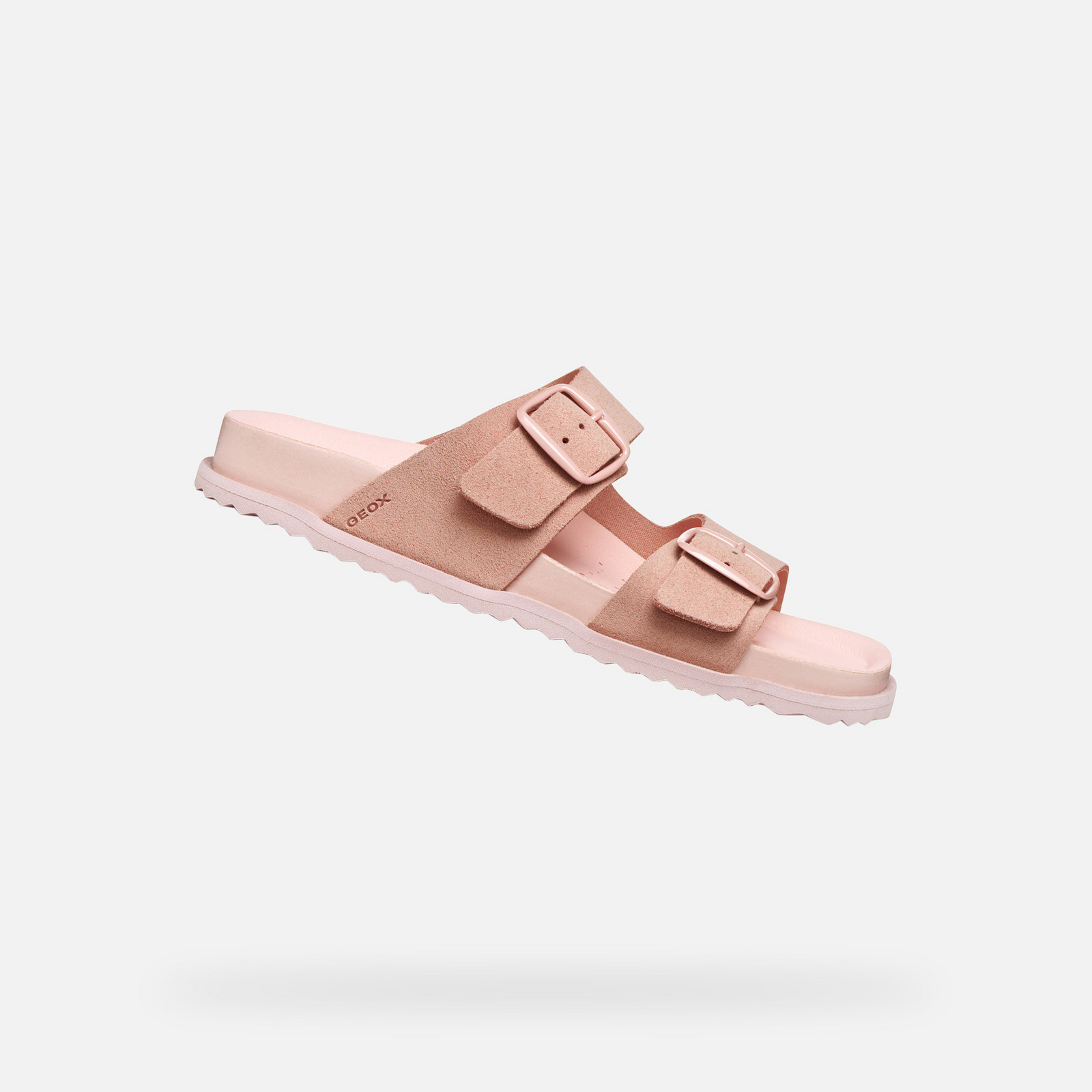 Pink women's slippers Geox Sandybett - Women's