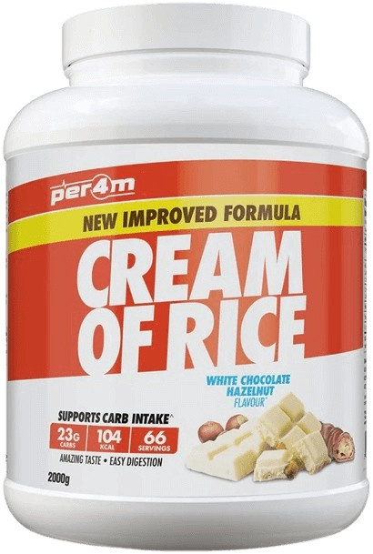 Per4m cream of rice 2000 g - biela čokoláda/ orišok