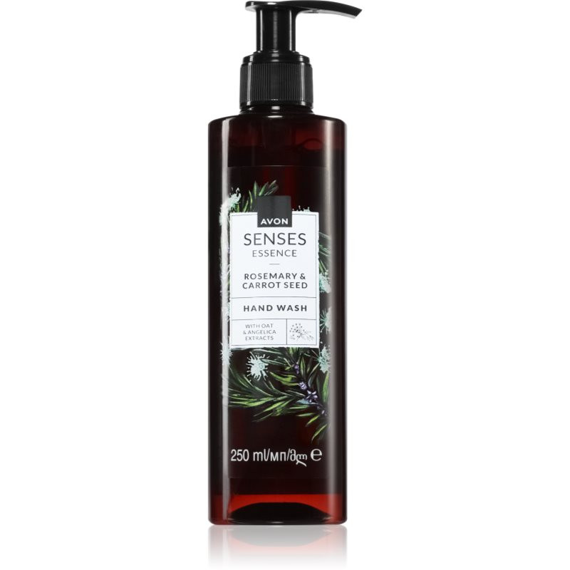 Avon Senses Essence Rosemary & Carrot Seed jemné tekuté mydlo na ruky 250 ml