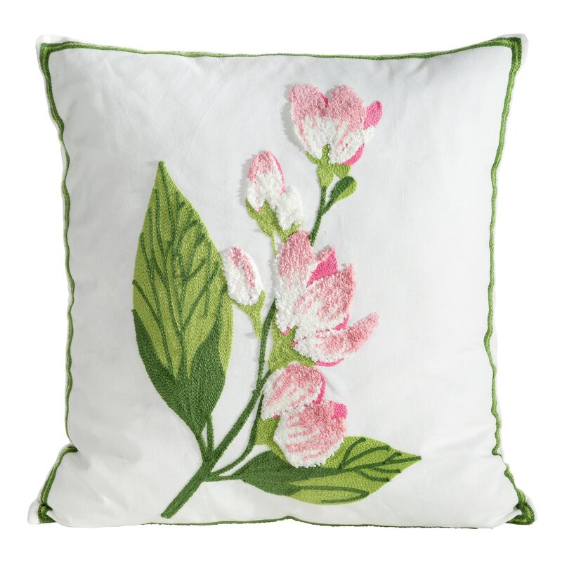 ArtFir Obliečka na vankúš EASTER 68 | biela/zelená 45 x 45 cm