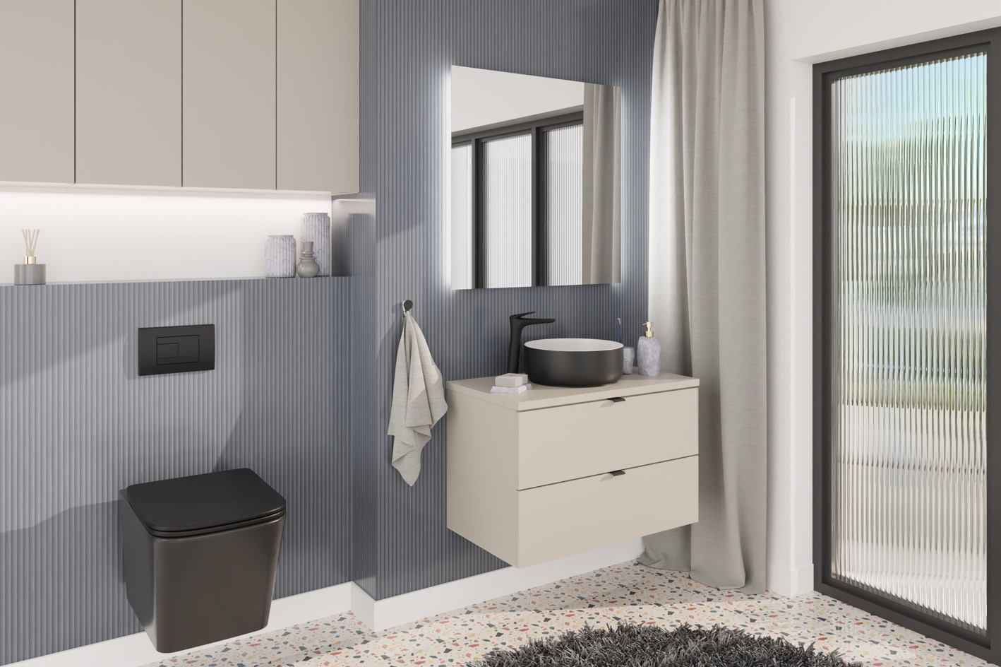 ArtCom Kúpeľňový komplet DALIA Cashmere 80/1